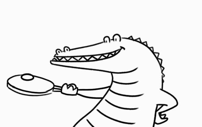 Alligator litigator ping pong