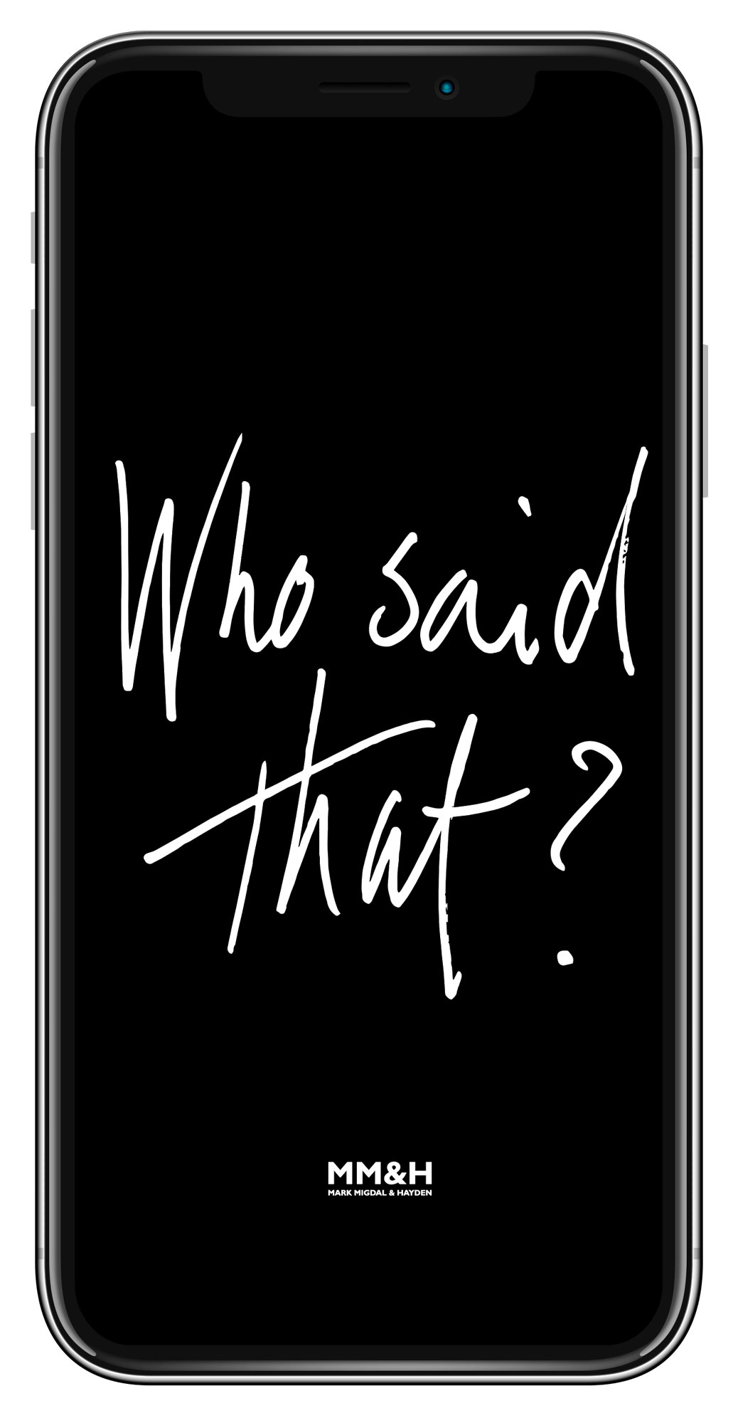 Who Said That? Quiz cover